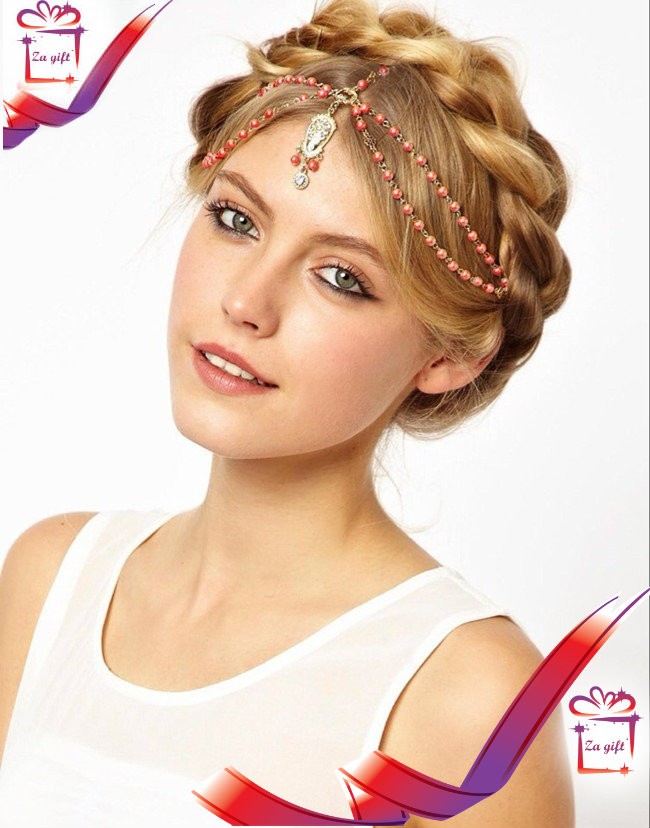Female : Head Chain - 0 - Hairpins & head ornaments  on Aster Vender