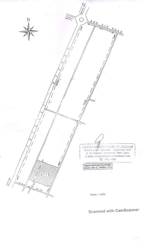 Agricultural land under irrigation of 1 arpent 7 perches Triolet - 5 - Land  on Aster Vender
