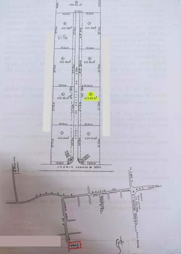 Incredible plot of land of 111 toises or 10 perches located in Cap Mal - 3 - Land  on Aster Vender