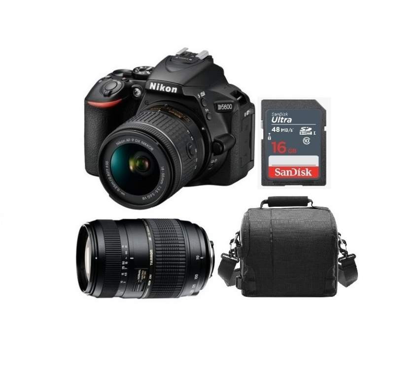 Nikon D5600 Kit (18-55 + 70-300) - 0 - All electronics products  on Aster Vender