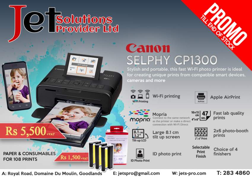 Canon SELPHY CP1300 - 0 - Inkjet printer  on Aster Vender