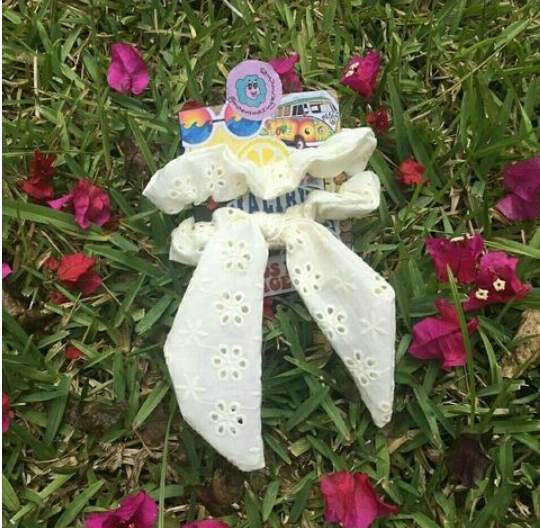 Pack of 2 summer scrunchies - 1 - Handmade  on Aster Vender