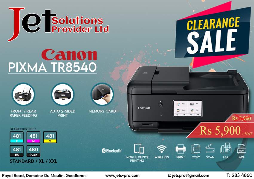Canon Pixma TR8540 - 1 - Inkjet printer  on Aster Vender