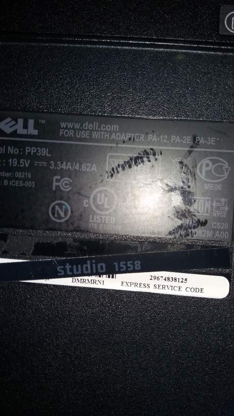 Dell studio - 0 - Laptop  on Aster Vender