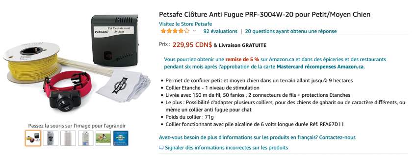 Cloture electrique - 0 - Dogs  on Aster Vender