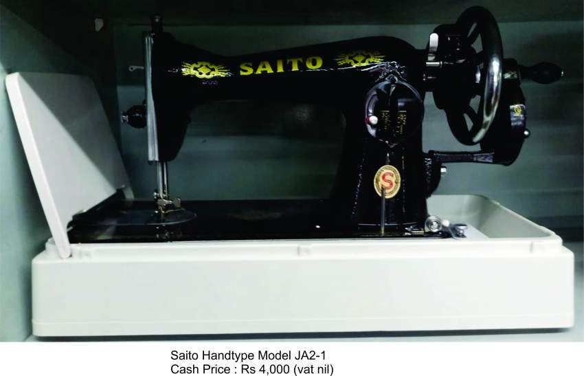 SAITO HANDTYPE MODEL JA2-1 - 0 - Sewing Machines  on Aster Vender