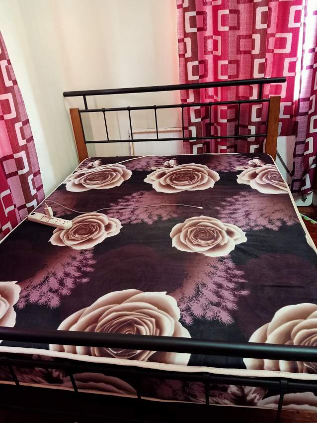 Bed 5X6 ft with mattress - 1 - Bedroom Furnitures  on Aster Vender