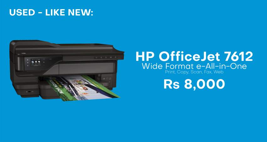 HP OfficeJet 7612 Wide Format e-All-in-One on Aster Vender