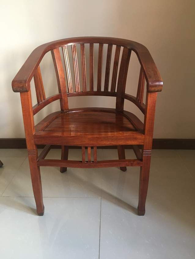 Teak chairs on Aster Vender