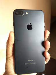 Iphone 7+ Black with two Silicon Apple Brand Pouch - 0 - iPhones  on Aster Vender