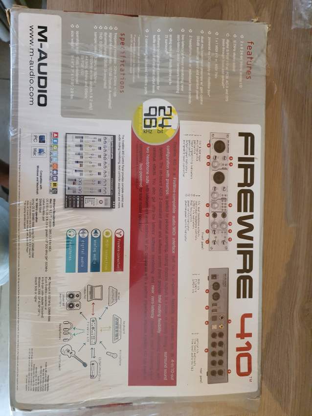 Home Studio External Soundcard (Fire Wire) for Mac & Pc - 3 - Other Studio Equipment  on Aster Vender