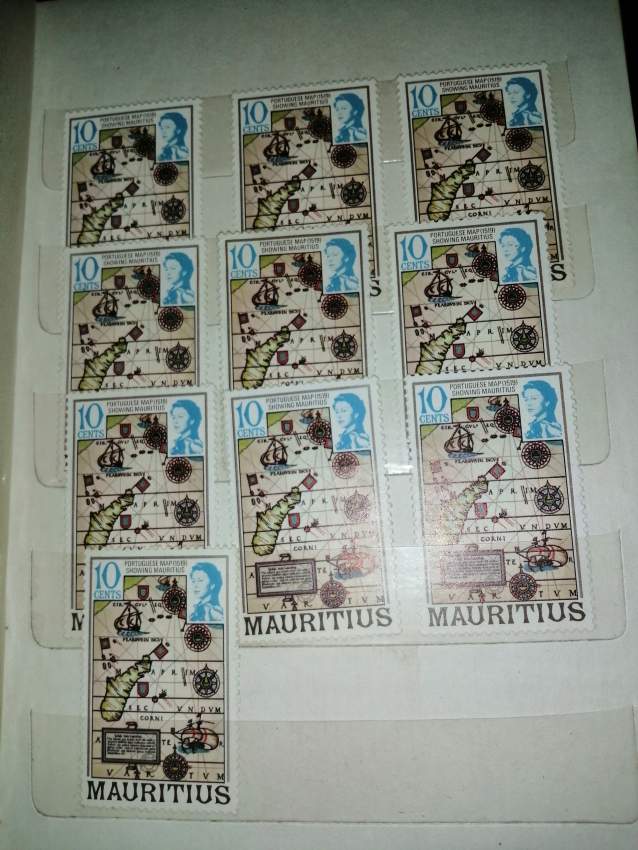 Mauritius - 10c Portuguese map(1519) on Aster Vender