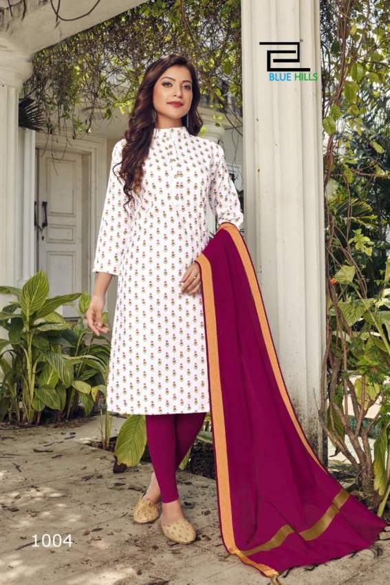 Kurti + Pant +Dupatta (Available in 3 colors) - 1 - Kurti  on Aster Vender