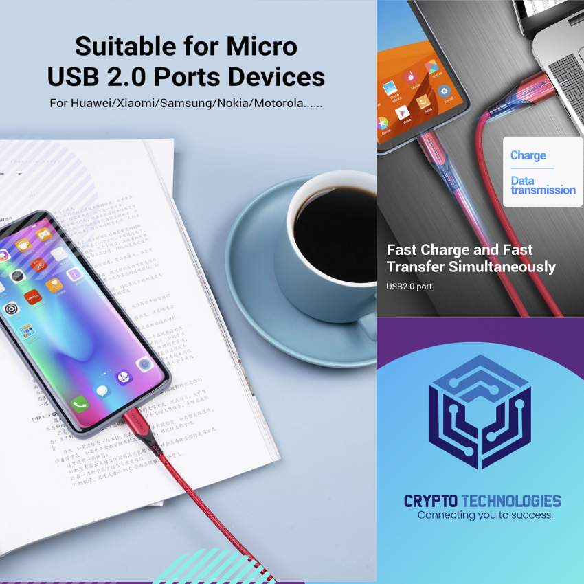 USB 2.0-A to Micro USB (Micro-B) - 1 - All Informatics Products  on Aster Vender