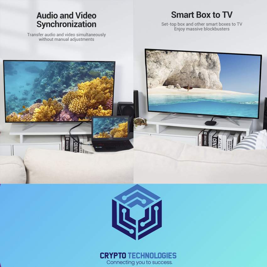 HDMI 2.0 - 4K Cable Flat Body (Color Black) - 2 - All Informatics Products  on Aster Vender