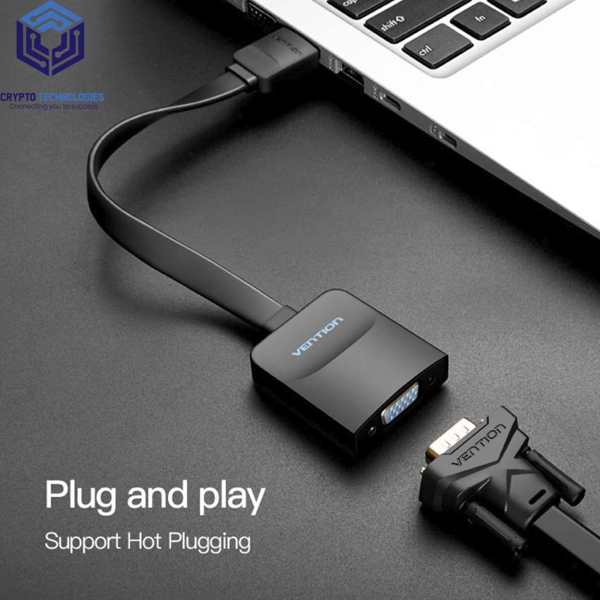 HDMI to VGA Converter (Female) 0.15M Black - 5 - All Informatics Products  on Aster Vender