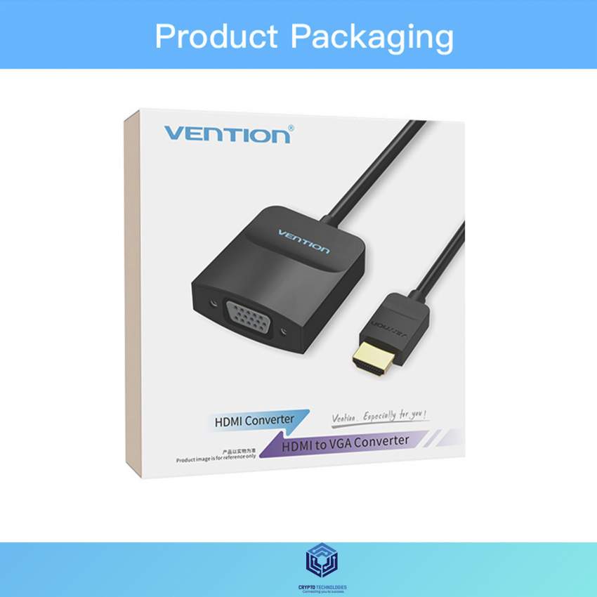 HDMI to VGA Converter (Female) 0.15M Black - 8 - All Informatics Products  on Aster Vender