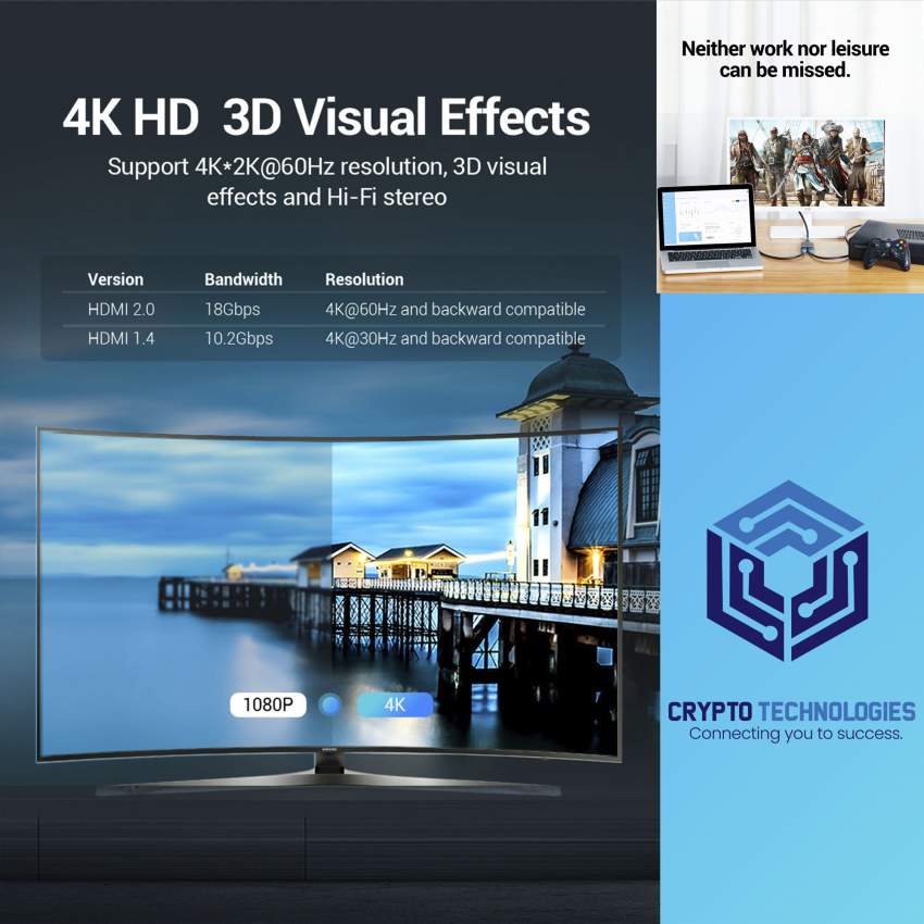 2-Port HDMI Bi-Direction Switcher Silver - 3 - All Informatics Products  on Aster Vender