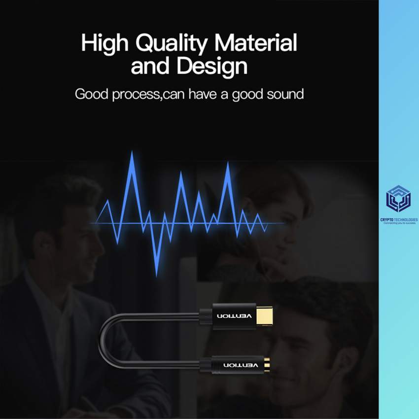 Type-C to 3.5mm Female Audio Cable 0.1M Black Metal Type - 5 - All Informatics Products  on Aster Vender