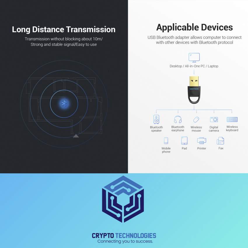 USB to Bluetooth4.0 Adapter Black - 7 - All Informatics Products  on Aster Vender