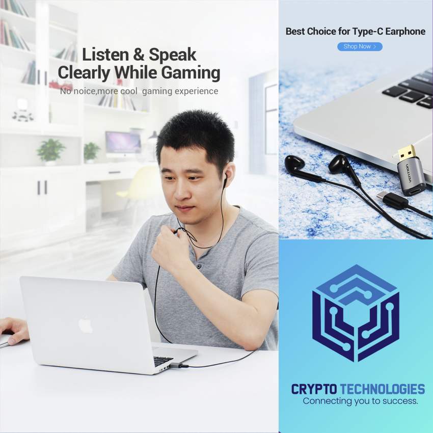 USB to Type-C Sound Card Metal Type - 3 - All Informatics Products  on Aster Vender