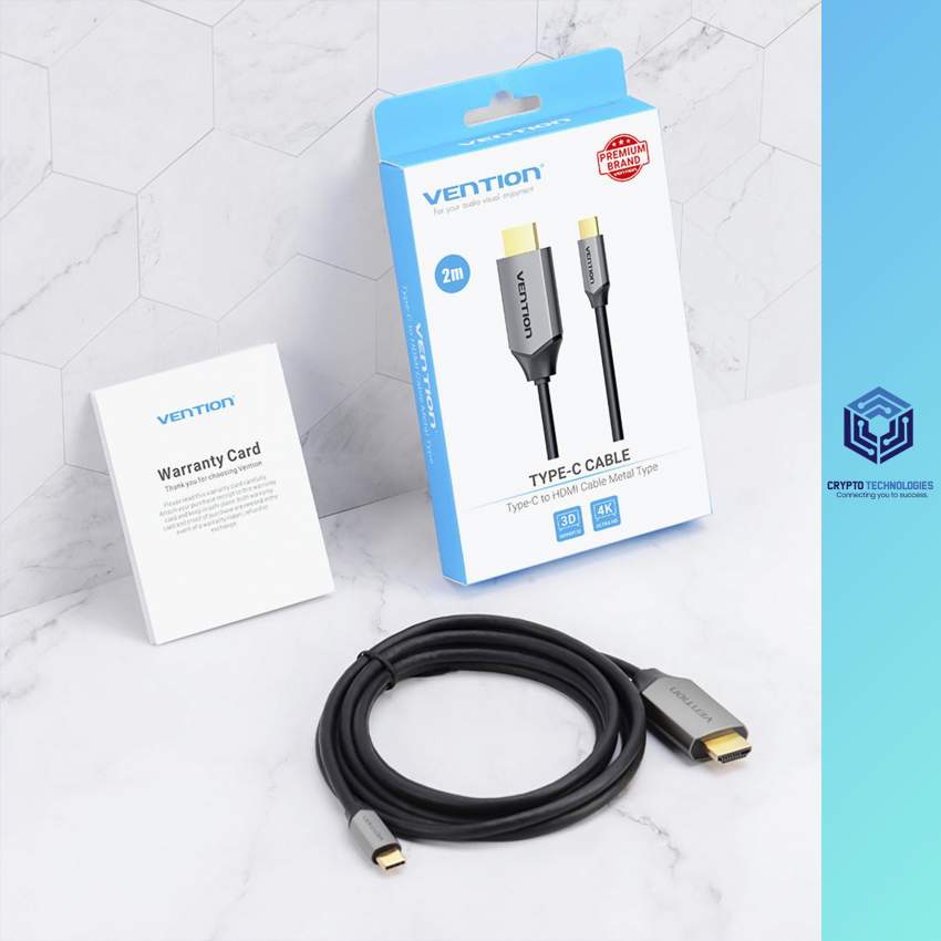 Type-C to HDMI Cable - Black Metal Type - 6 - All Informatics Products  on Aster Vender