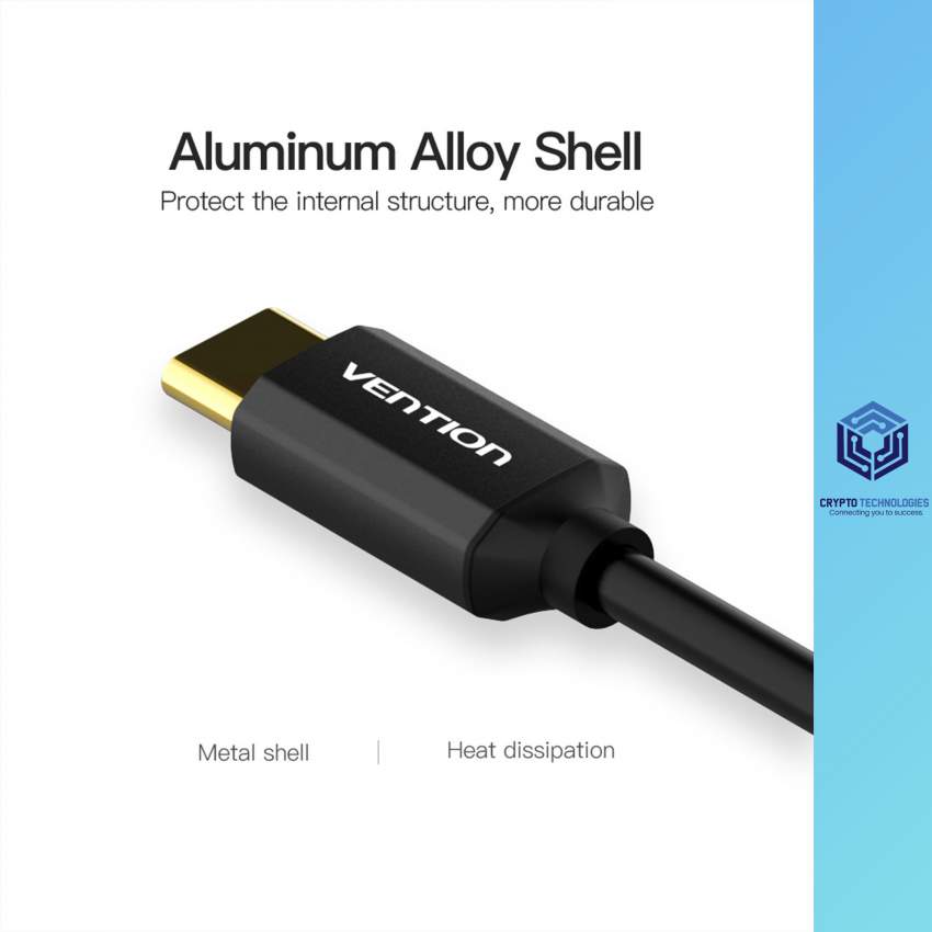 Type-C to 3.5mm Audio Cable 0.1m Aluminum Alloy Shell Black Metal Type - 6 - All Informatics Products  on Aster Vender