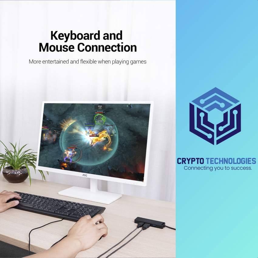 4-Port USB 3.0 Hub With Power Supply Color Black - 7 - All Informatics Products  on Aster Vender