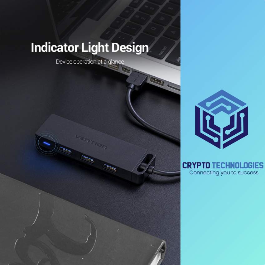 4-Port USB 3.0 Hub With Power Supply Color Black - 5 - All Informatics Products  on Aster Vender