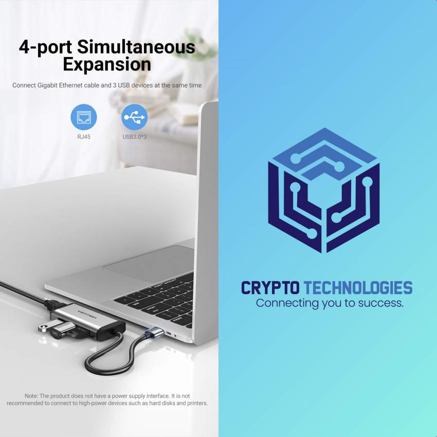 USB 3.0 to USB3.0*3/Gigabit Ethernet Docking Station - 4 - All Informatics Products  on Aster Vender