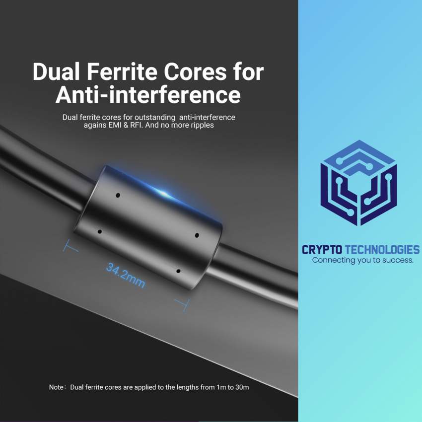 VGA(3+6) Male to Male Cable with ferrite cores - 1 - All Informatics Products  on Aster Vender