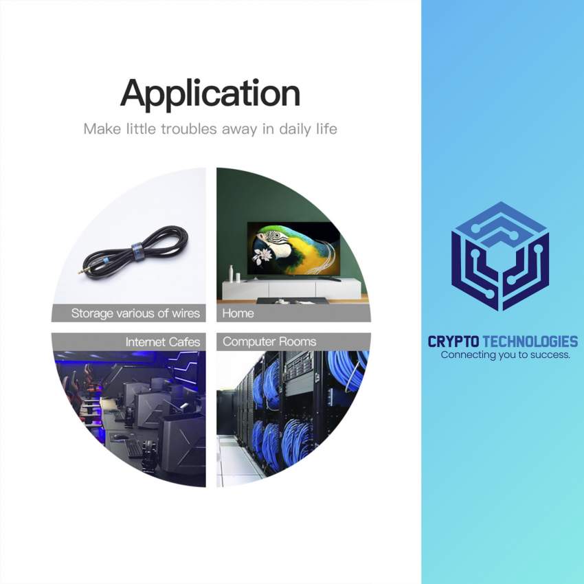 Nylon Blended Cable Winder - Cable Tie 5M Black - 4 - All Informatics Products  on Aster Vender