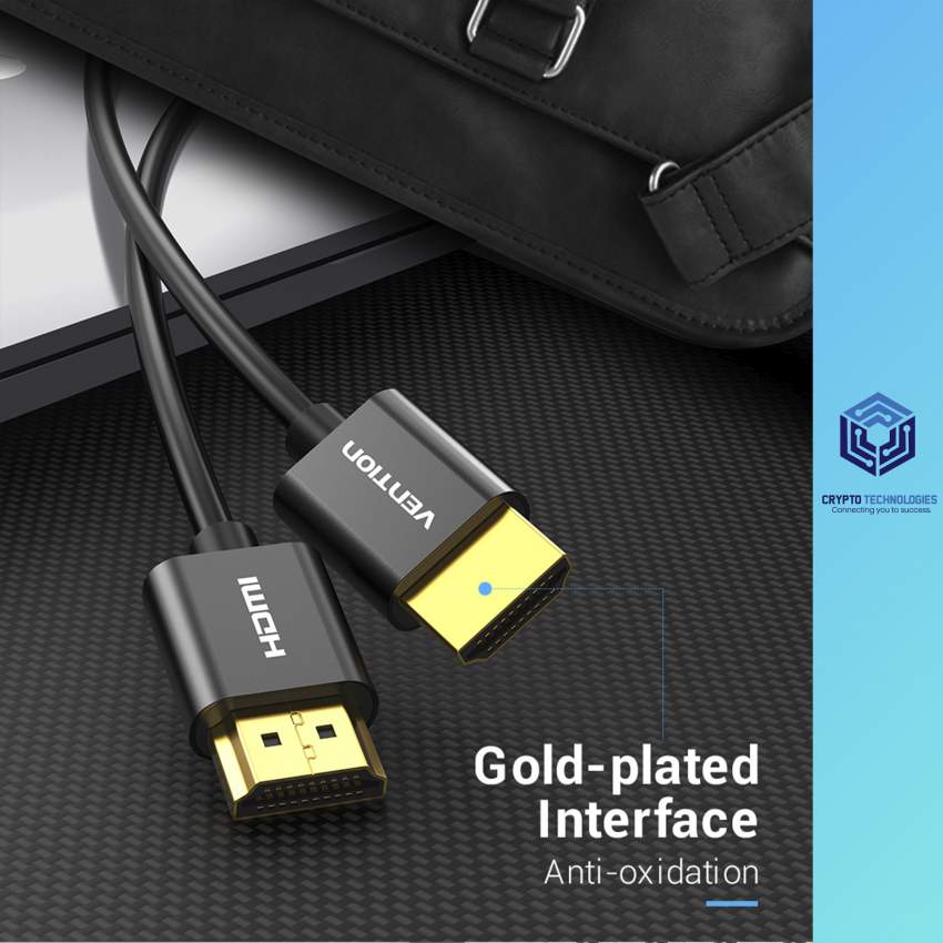 Ultra Thin 4K HDMI 2.0 Cable Black Metal Type - 4 - All Informatics Products  on Aster Vender