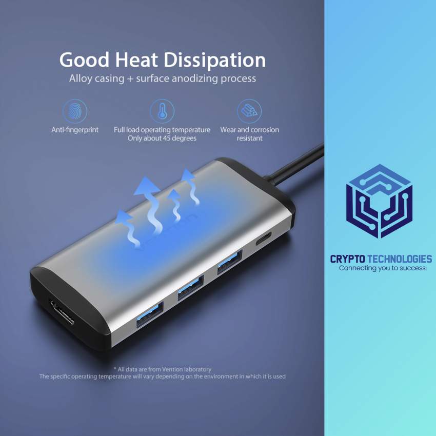 USB Type-C to HDMI/USB3.0*/PD Converter 0.15M Gray Metal Type - 3 - All Informatics Products  on Aster Vender