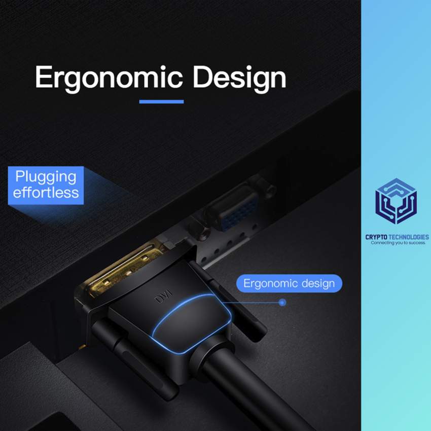 DVI(24+5) to VGA Cable - Color Black - 4 - All Informatics Products  on Aster Vender