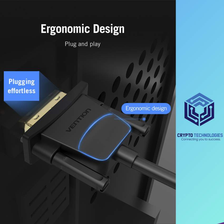 DVI to VGA Converter 0.15M Black Metal Type - 5 - All Informatics Products  on Aster Vender