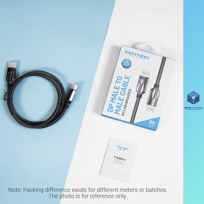 DP 1.4 - 8K Cable (Display Port Cable) Male to Male Black - 9 - All Informatics Products  on Aster Vender