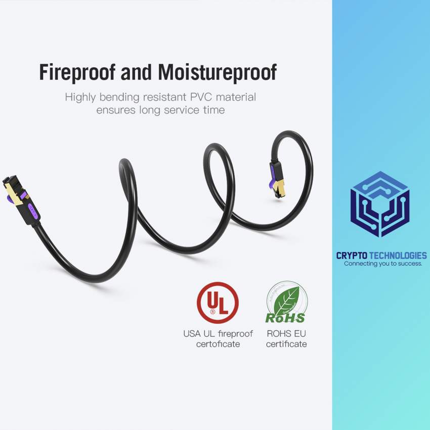 Cat.7 SSTP (Screened Shielded Twisted Pair) Patch Cable - Black - 4 - All Informatics Products  on Aster Vender