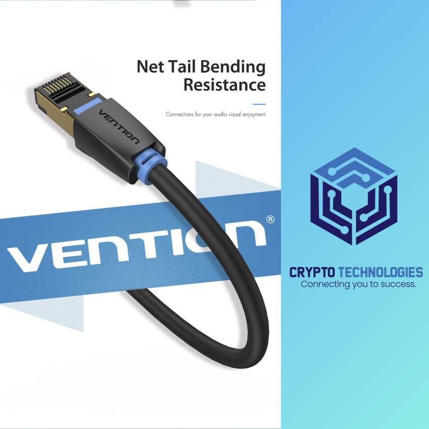 Cat.8 SSTP (Screened Shielded Twisted Pair) Patch Cable - Black - 3 - All Informatics Products  on Aster Vender