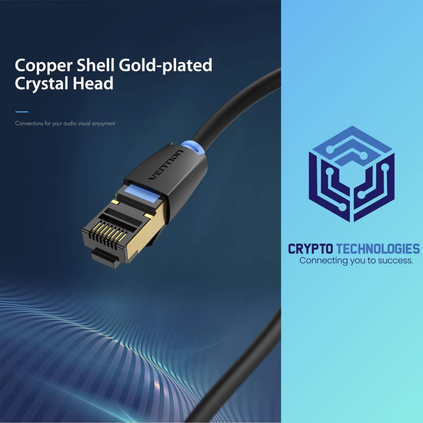 Cat.8 SSTP (Screened Shielded Twisted Pair) Patch Cable - Black - 1 - All Informatics Products  on Aster Vender