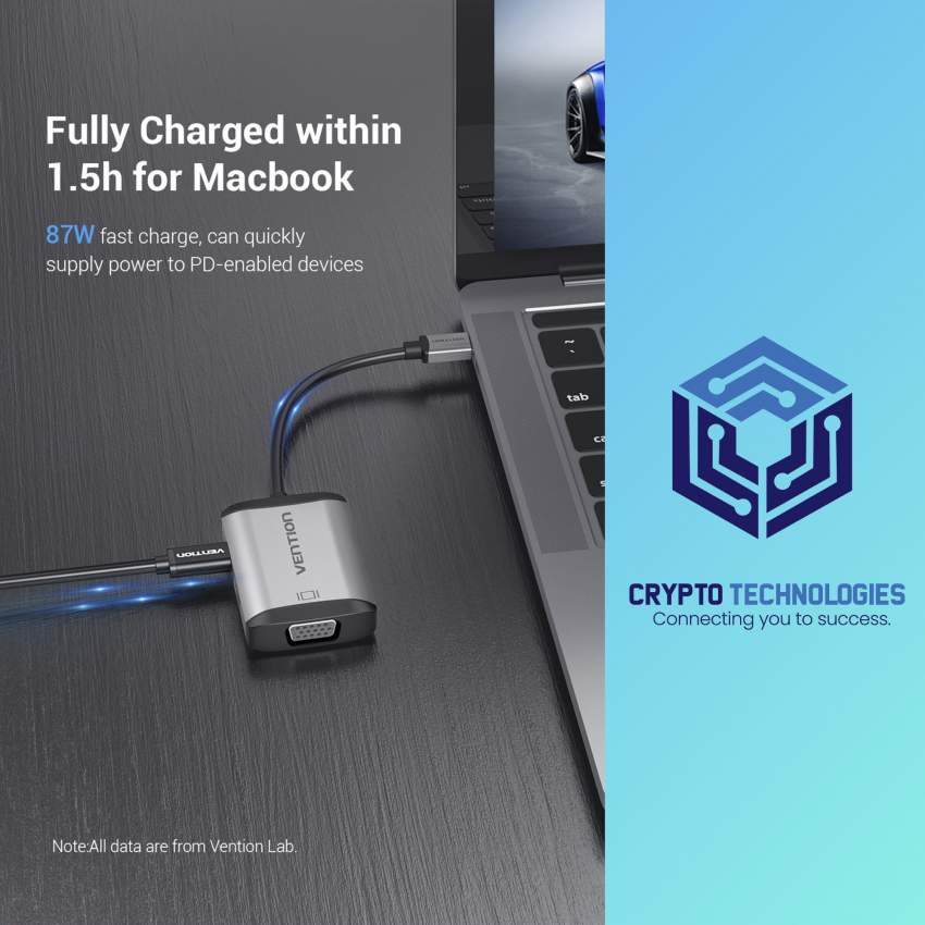 Type-C to HDMI/VGA/USB3.0/PD Converter 0.15M Gray Metal Type - 3 - All Informatics Products  on Aster Vender