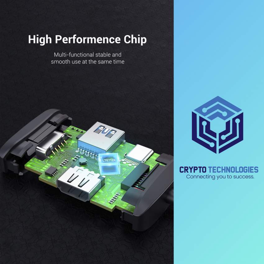 Type-C to HDMI/VGA/USB3.0/PD Converter 0.15M Gray Metal Type - 5 - All Informatics Products  on Aster Vender