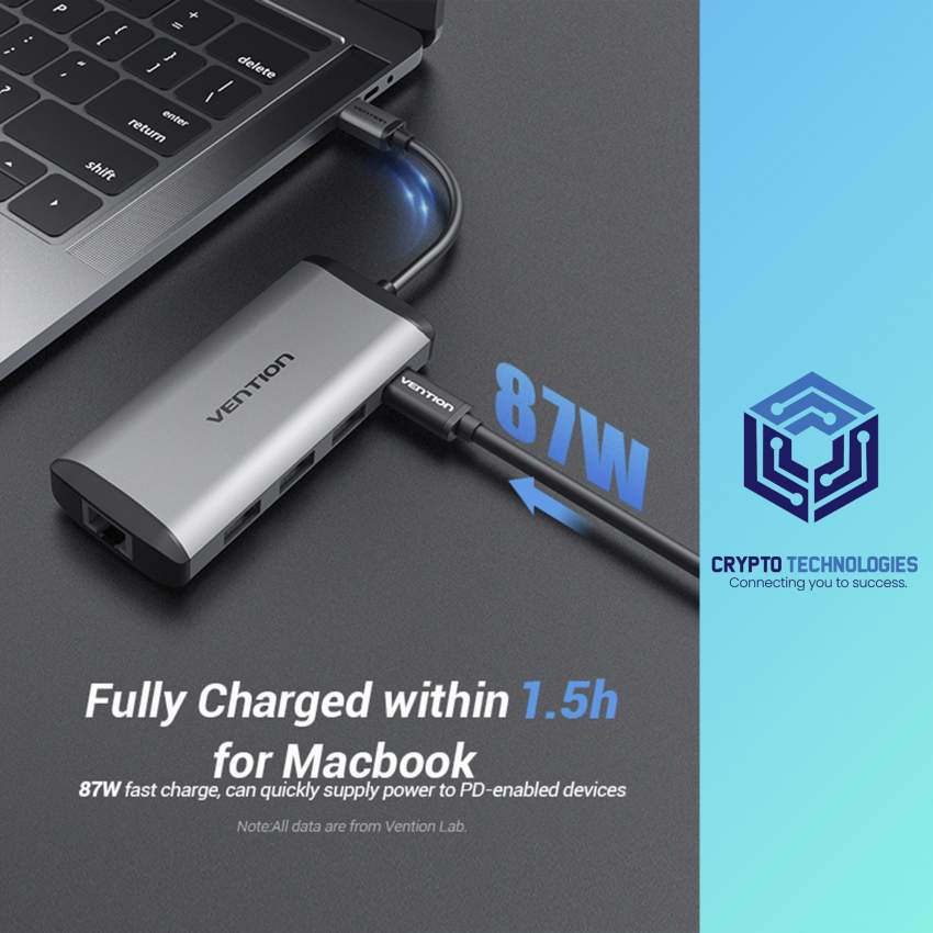 Type-C to USB3.0*3/Gigabit Ethernet/PD Docking Station - 3 - All Informatics Products  on Aster Vender