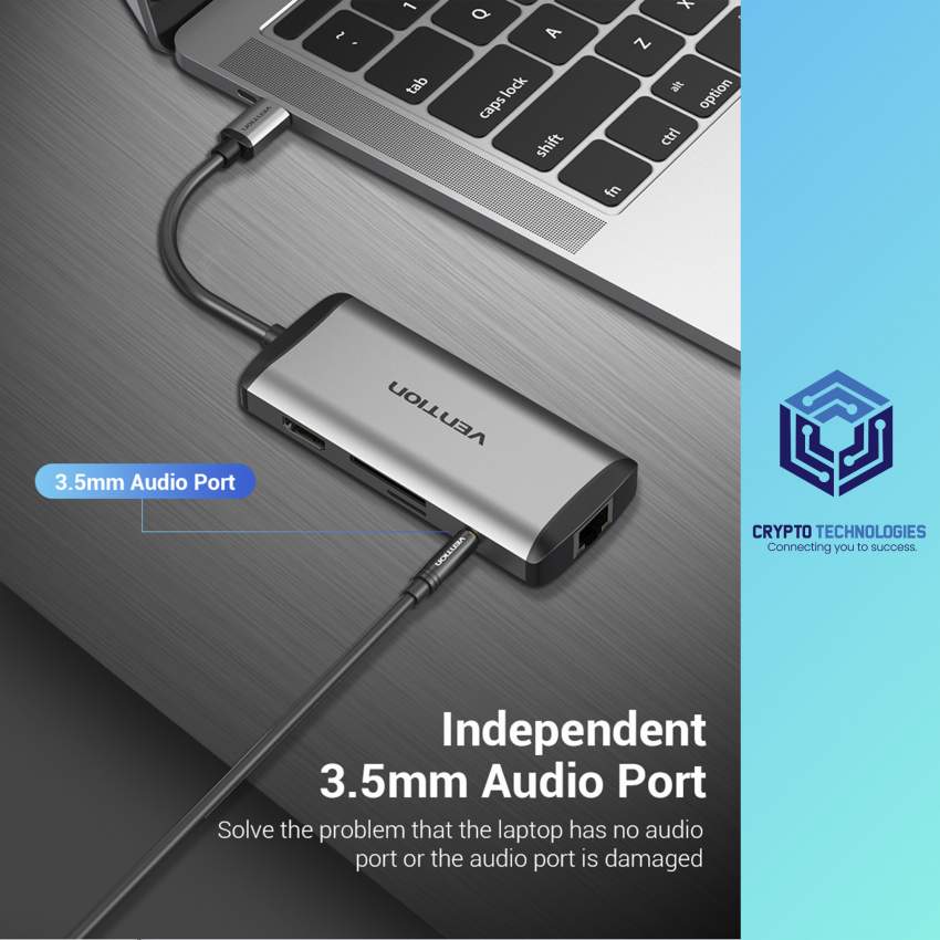 Multi-function Type-C to HDMI/USB3.0*3/TF/SD/RJ45/3.5mm/PD Docking Sta - 5 - All Informatics Products  on Aster Vender