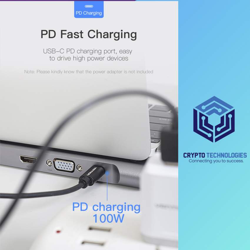 Type-C Male to USB3.0 Female A/HDMI Female A/VGA Female/RJ45 /SD/TF/3. - 3 - All Informatics Products  on Aster Vender