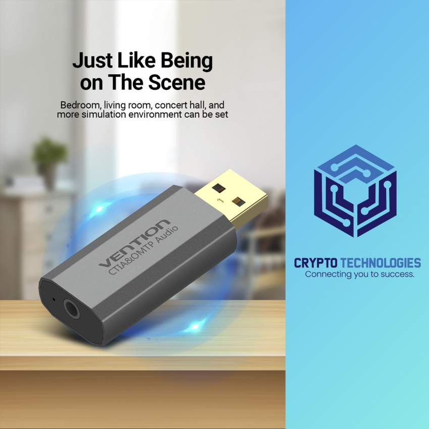 USB External Sound Card Gray Metal Type - 3 - All Informatics Products  on Aster Vender