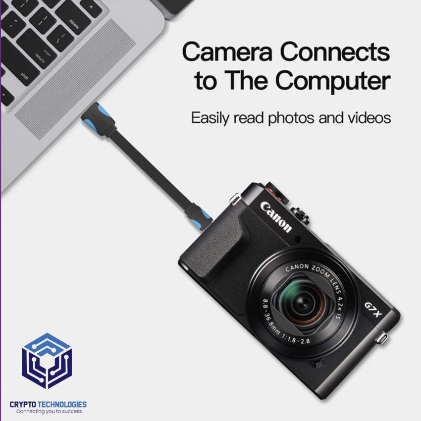 USB2.0 A Male to Mini 5 Pin Male Cable - Black - 3 - All Informatics Products  on Aster Vender