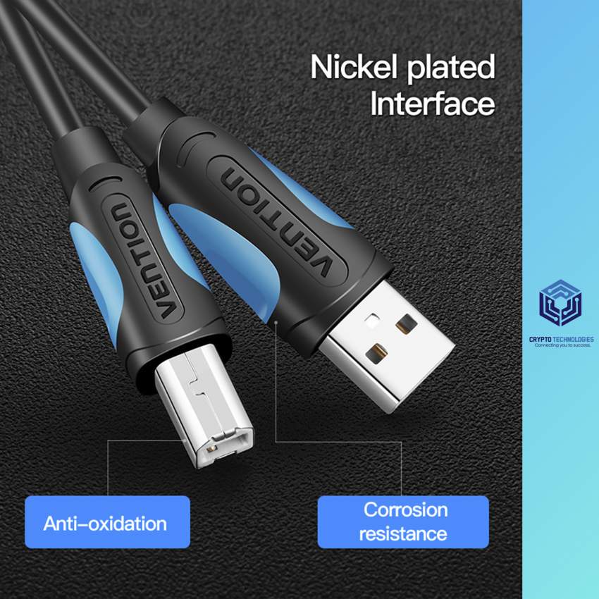 USB2.0 A Male to B Male Printer Cable - Black - 6 - All Informatics Products  on Aster Vender