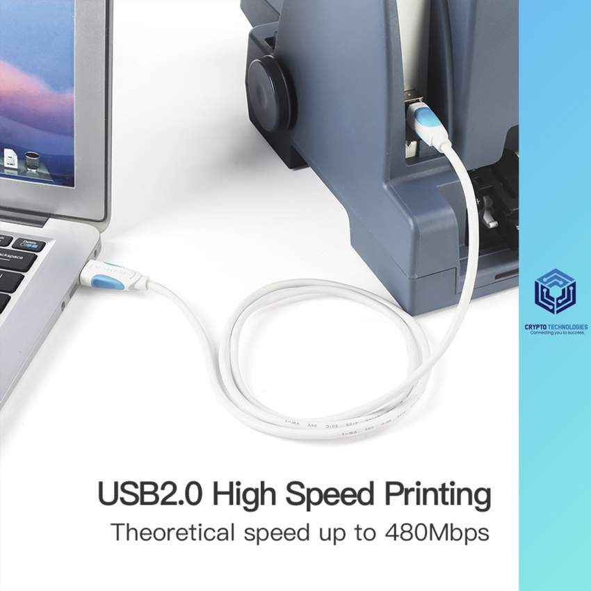 USB2.0 A Male to B Male Printer Cable - Black - 1 - All Informatics Products  on Aster Vender