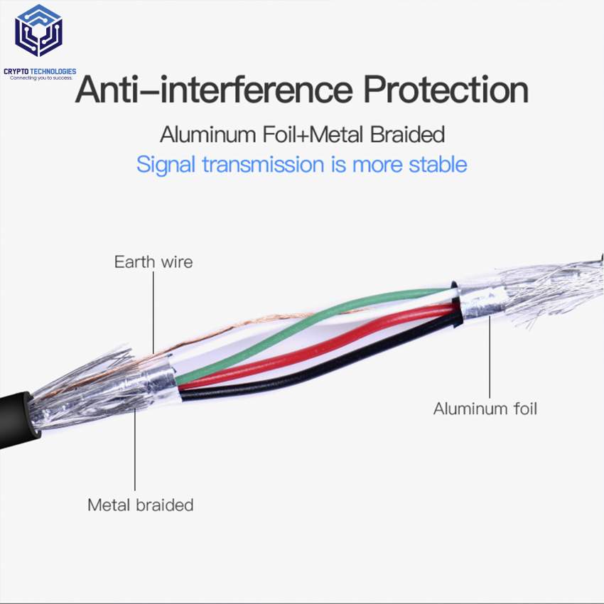 USB2.0 A Male to B Male Printer Cable - Black - 3 - All Informatics Products  on Aster Vender